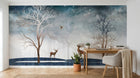 Design SL0253 — Papier peint Forêt Pins et Sapins - Collection 3 — Novomur