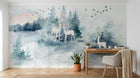 Design SL0343 — Papier peint Forêt Pins et Sapins - Collection 2 — Novomur