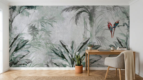 Design SL0403 — Papier peint Palmier Tropical & Jungle Dense — Novomur