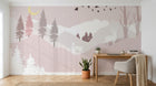 Design SL0807 — Papier peint Forêt Pins et Sapins - Collection 3 — Novomur