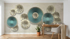 Design ZX0800 — Papier peint Art Abstrait Vagues et Lignes — Novomur