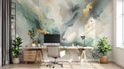 Design A0424 — Papier peint Coups de Pinceau et Aquarelle Libre — Novomur