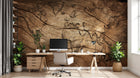 Design SD0142 — Papier peint Carte du Monde — Novomur