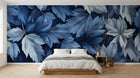 Design A0148 — Papier peint Botanique Feuilles Sombres — Novomur