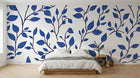 Design A0443 — Papier peint Botanique Feuilles Sombres — Novomur