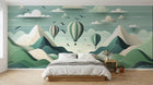 Design A0481 — Papier peint Montgolfières Enfant — Novomur