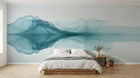 Design A0565 — Papier peint Art Abstrait Vagues et Lignes — Novomur