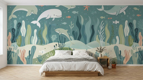Design A0636 — Papier peint Océan Enfant — Novomur