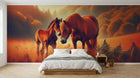 Design A0798 — Papier peint Chevaux — Novomur