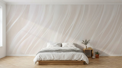Design A0800 — Papier peint Art Abstrait Vagues et Lignes — Novomur