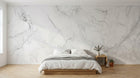 Design AS0546 — Papier peint Marbre Blanc Classique - Collection 1 — Novomur