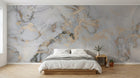 Design C0429 — Papier peint Marbre Blanc Classique - Collection 2 — Novomur