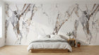 Design C0691 — Papier peint Marbre Blanc Classique - Collection 2 — Novomur