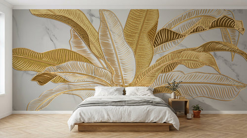 Design C0830 — Papier peint Marbre Blanc Classique - Collection 2 — Novomur