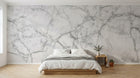 Design C0841 — Papier peint Marbre Blanc Classique - Collection 1 — Novomur
