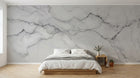 Design C0964 — Papier peint Marbre Blanc Classique - Collection 1 — Novomur