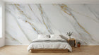 Design D0158 — Papier peint Marbre Blanc Classique - Collection 2 — Novomur