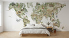 Design D0961 — Papier peint Carte du Monde — Novomur