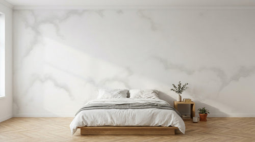 Design D0985 — Papier peint Marbre Blanc Classique - Collection 1 — Novomur