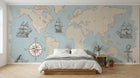 Design E0273 — Papier peint Carte du Monde Enfant — Novomur