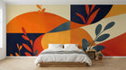 Design F0988 — Papier peint Botanique Feuilles Dorées — Novomur