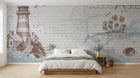 Design L0394 — Papier peint Brique Blanche — Novomur