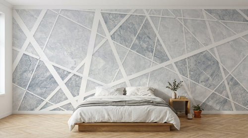 Design SD0725 — Papier peint Marbre Blanc Classique - Collection 2 — Novomur