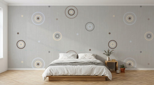 Design SK0434 — Papier peint Art Abstrait Bauhaus Coloré - Collection 2 — Novomur
