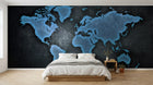 Design SK0525 — Papier peint Carte du Monde — Novomur