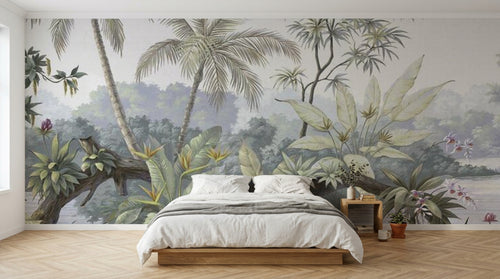 Design SK0551 — Papier peint Safari Jungle Animaux - Collection 1 — Novomur