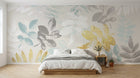 Design SK0594 — Papier peint Botanique Feuilles Dorées — Novomur