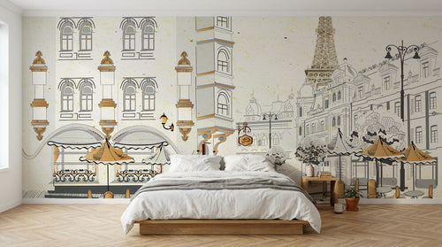 Design SK0794 — Papier peint Architecture et Villes — Novomur