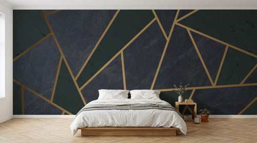 Design SL0128 — Papier peint Géométrique Triangles et Losanges - Collection 4 — Novomur