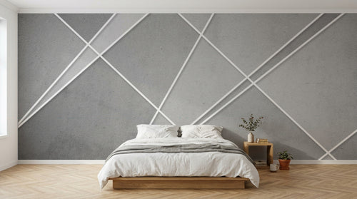 Design SL0294 — Papier peint Géométrique Triangles et Losanges - Collection 6 — Novomur