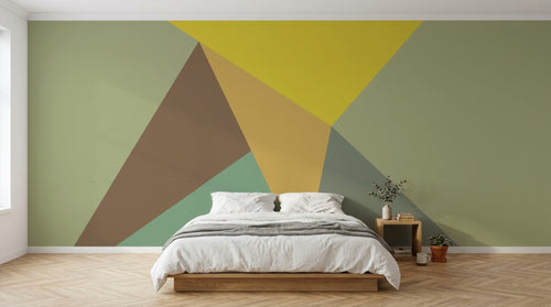 Design SL0832 — Papier peint Géométrique Triangles et Losanges - Collection 7 — Novomur