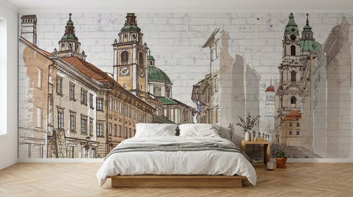 Design ZX0485 — Papier peint Architecture et Villes — Novomur