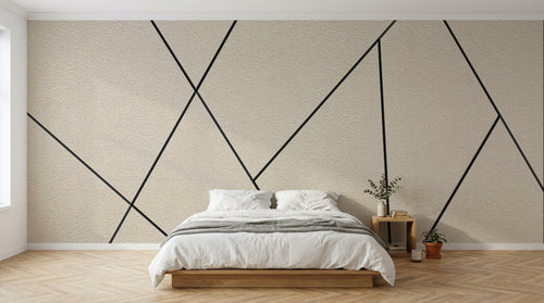 Design ZX0686 — Papier peint Géométrique Triangles et Losanges - Collection 6 — Novomur
