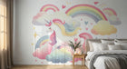 Design A0012 — Papier peint Licorne Enfant — Novomur
