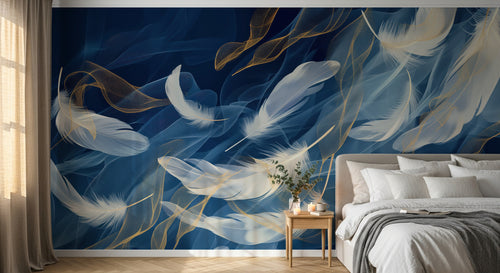 Design A0014 — Papier peint Plumes — Novomur