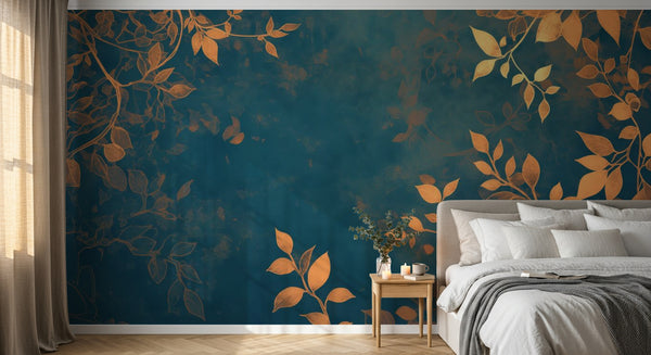 variant:A0015 | chambre_03_romantic已做 — Bouquet Nocturne Anthracite — papier peint Novomur