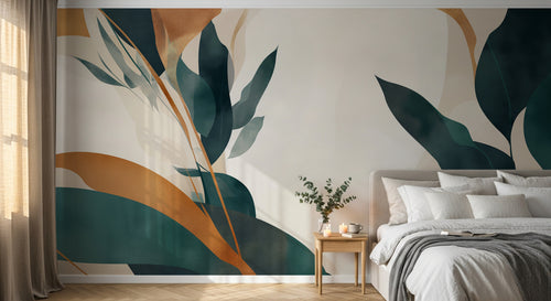 Design A0016 — Papier peint Botanique Feuillage - Collection 1 — Novomur