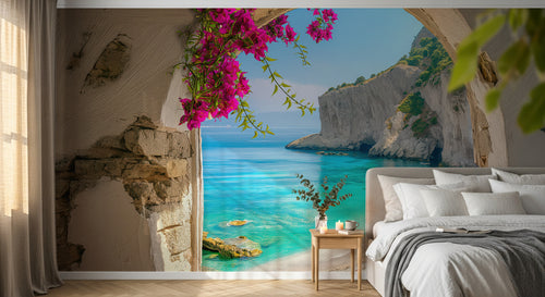 Design A0021 — Papier peint Paysage Plage et Mer — Novomur
