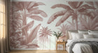 Design A0031 — Papier peint Jungle Tropicale Dense Aquarelle — Novomur