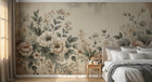 Design A0042 — Papier peint Floral Pivoines et Roses - Collection 1 — Novomur
