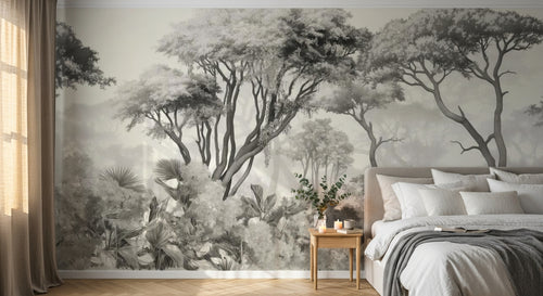 Design A0056 — Papier peint Safari Savane Aquarelle - Collection 2 — Novomur