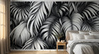 Design A0069 — Papier peint Palmier Tropical Vert - Collection 4 — Novomur