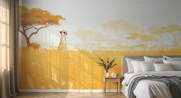 variant:A0072 | chambre_03_romantic已做 — Palette Vivante Peche — papier peint Novomur