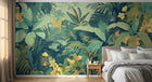 Design A0077 — Papier peint Jungle Tropicale Dense Aquarelle — Novomur