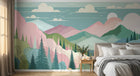 Design A0169 — Papier peint Forêt Pins et Sapins - Collection 2 — Novomur