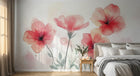 Papier peint Floral Ivoire - Sur mesure - Design A0170